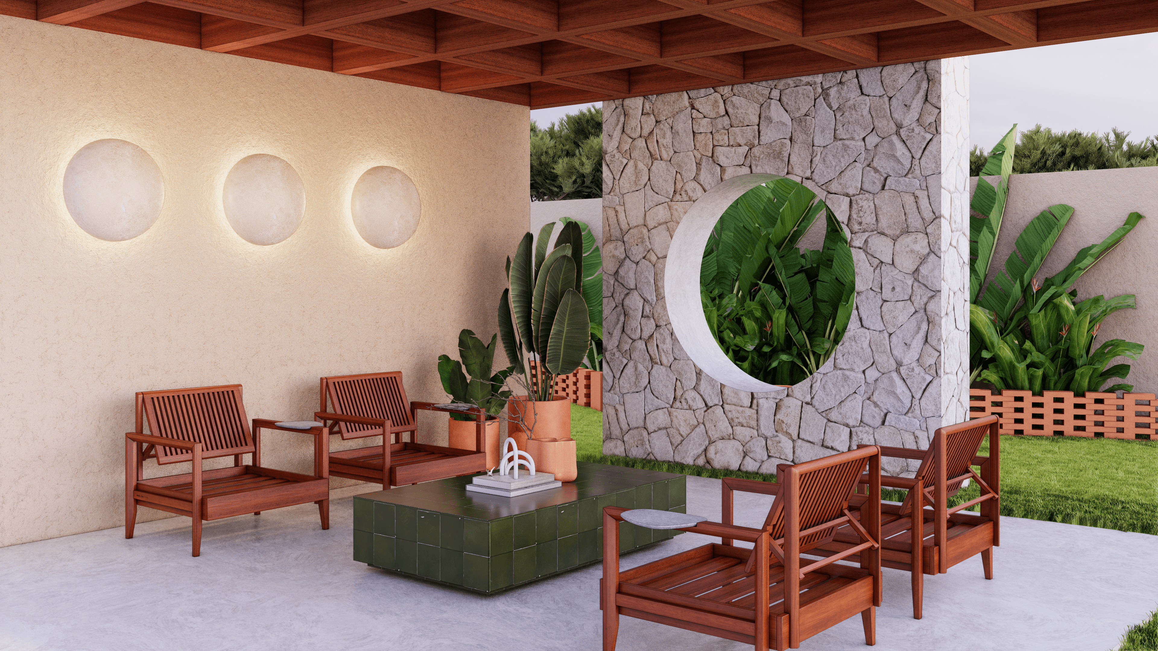 Projeto de design interior moderno 1